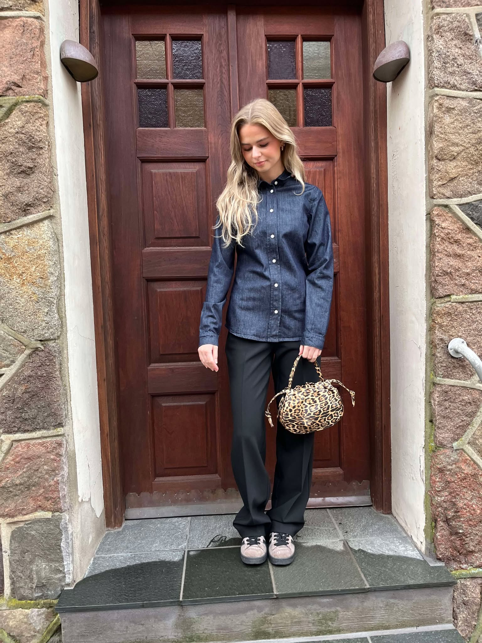 SLFBEA Shirt - Dark Blue Denim